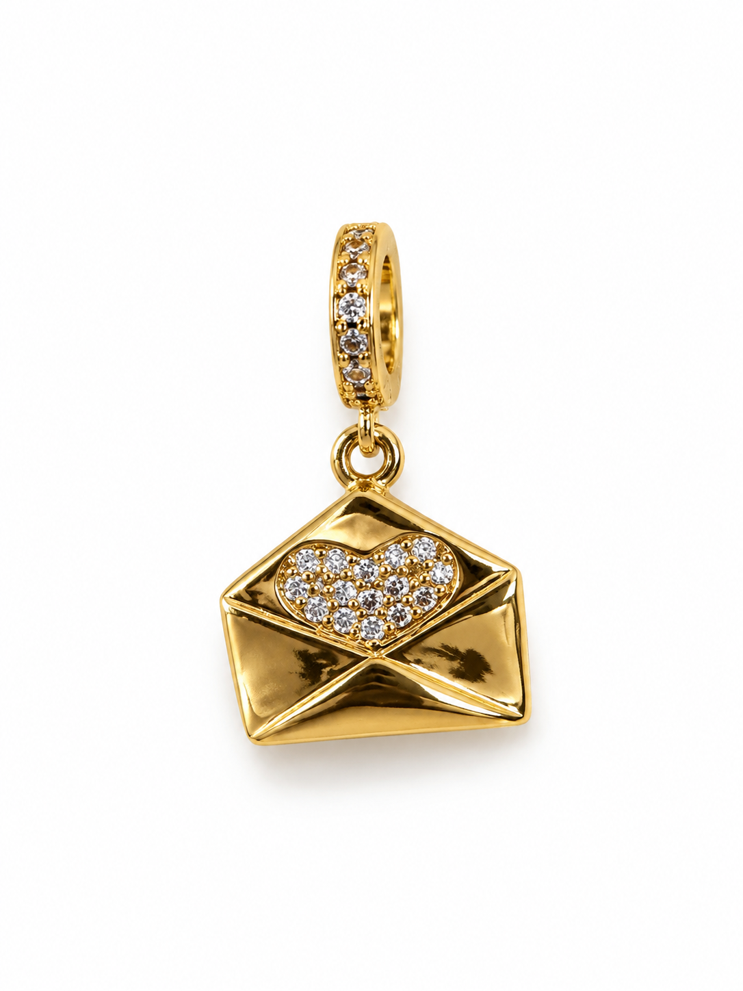 charm carta corazon
