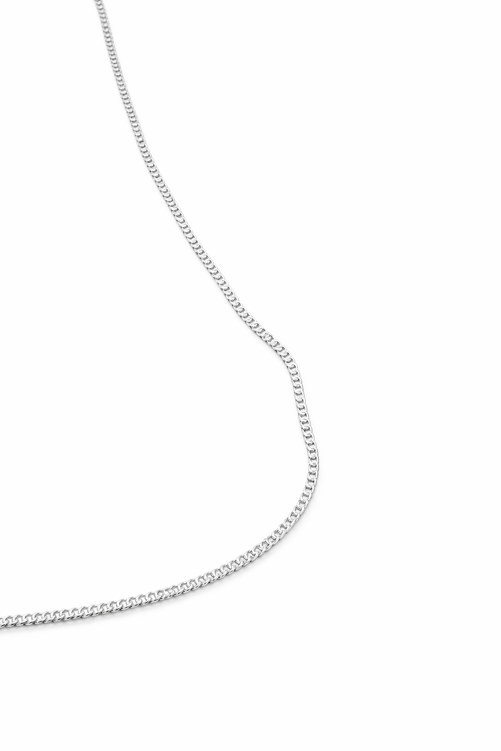 cadena plata .925 curb 1mm