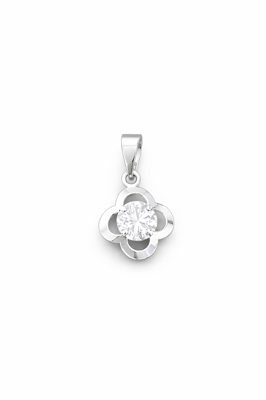 Dije plata .925 flor