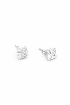 Arete plata.925 cuadrado