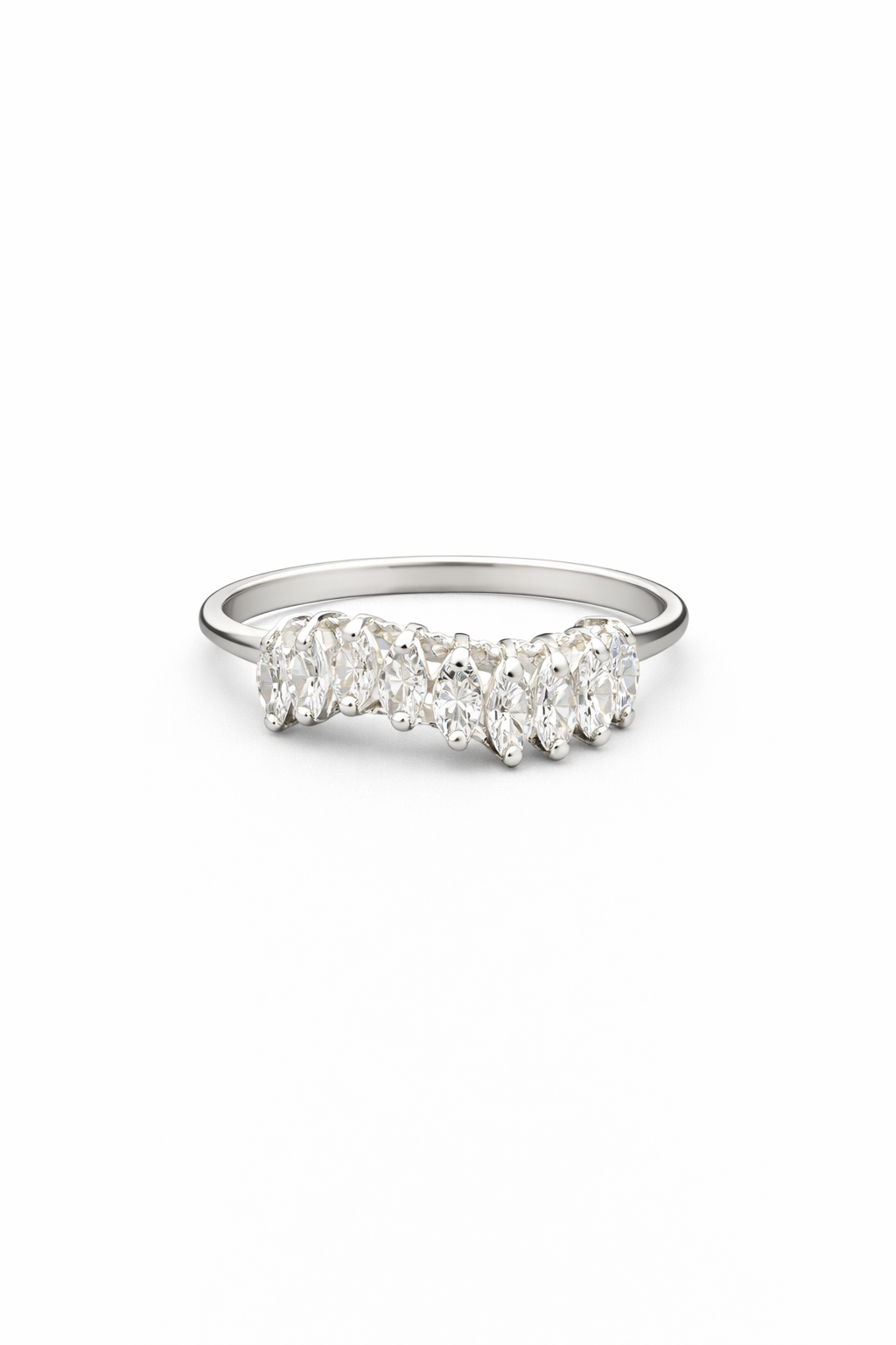 Anillo plata .925 media churumbela