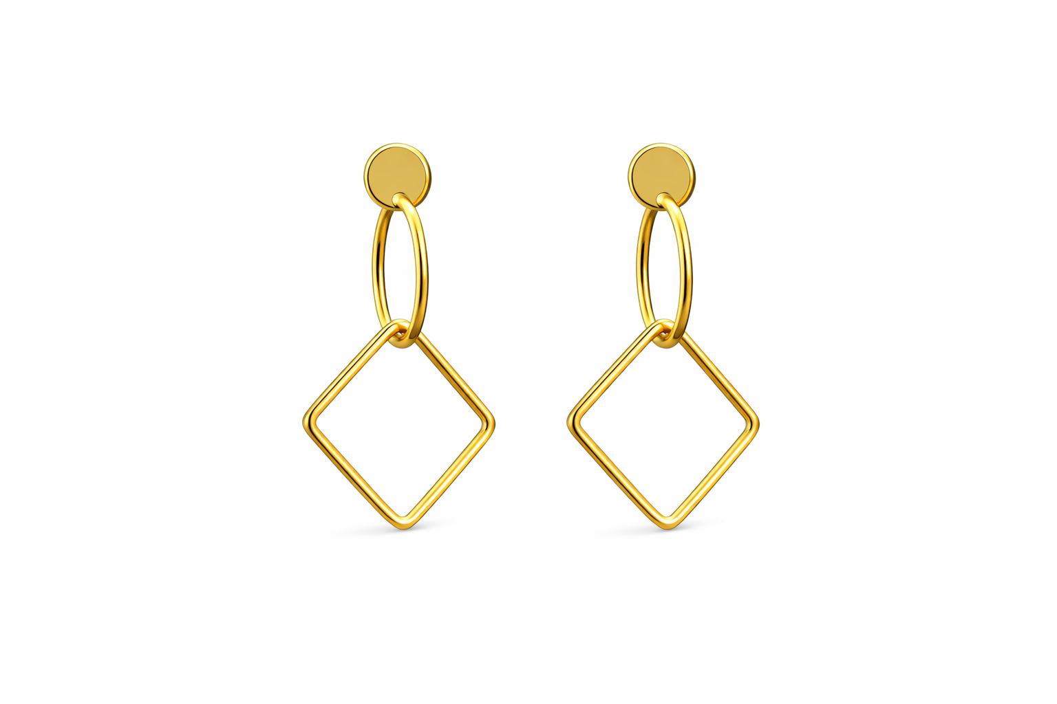 Aretes largos geometricos