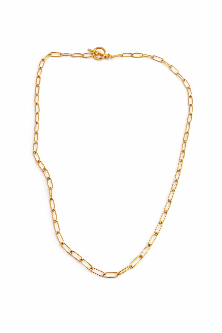 Cadena tipo paperclip acero 60 cm