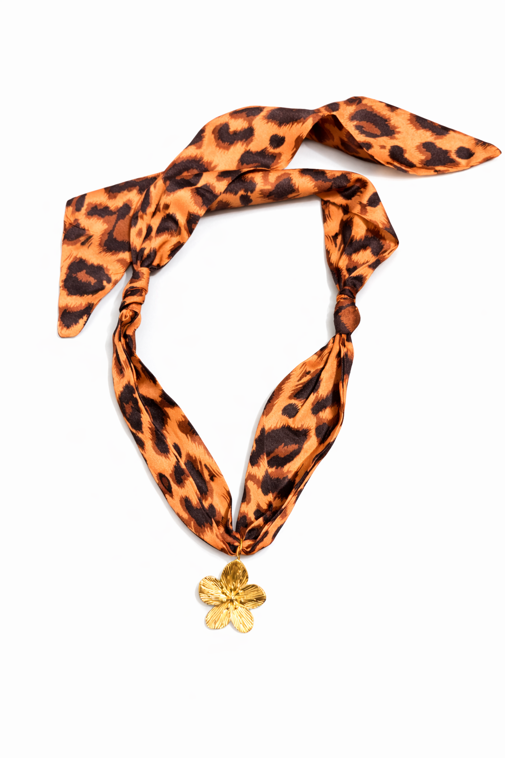 Bandana animal print charm flor