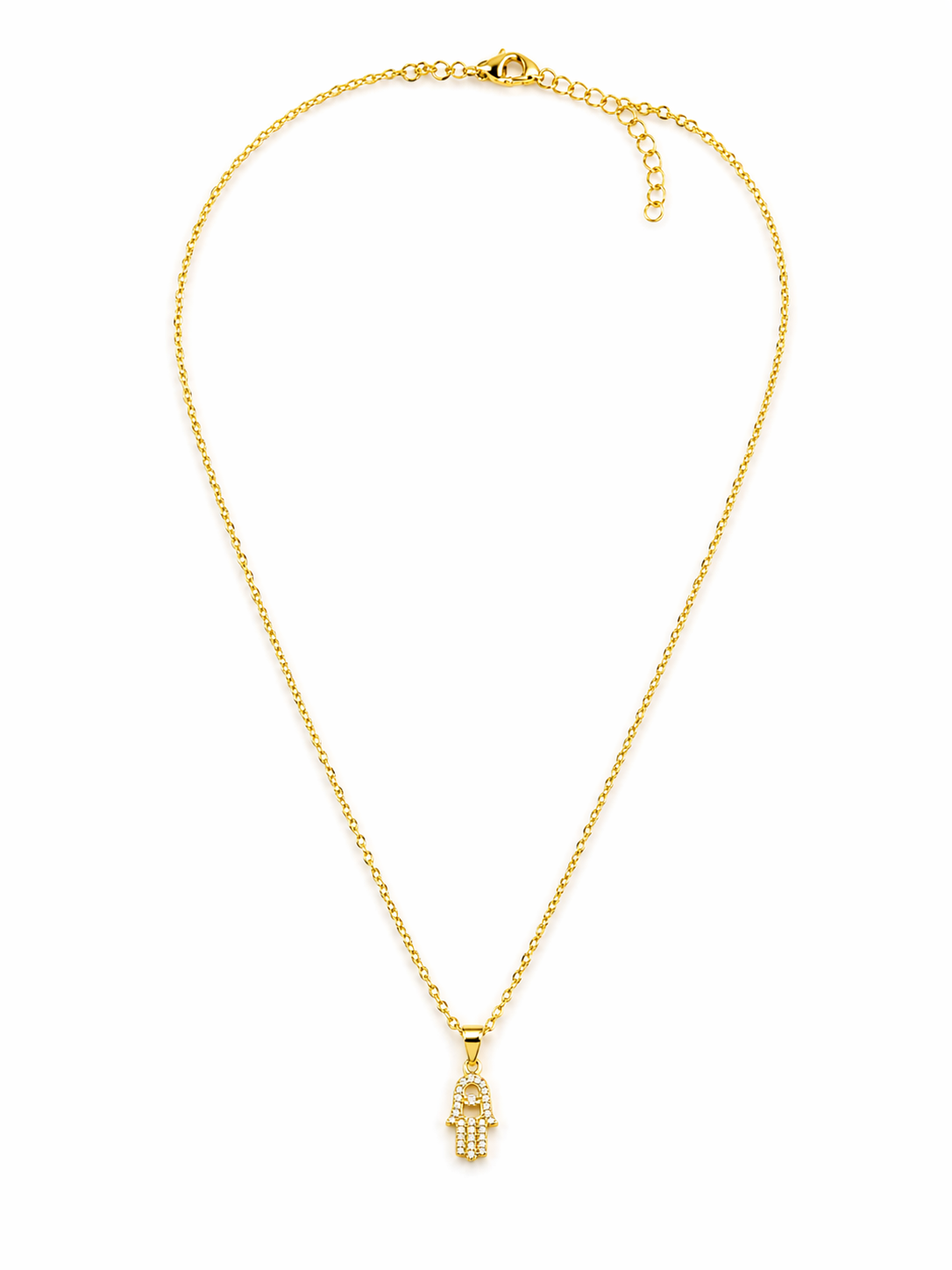 Collar  manita chapa de oro