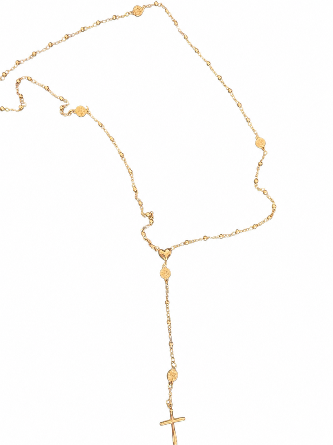 Rosario de san benito y corazon