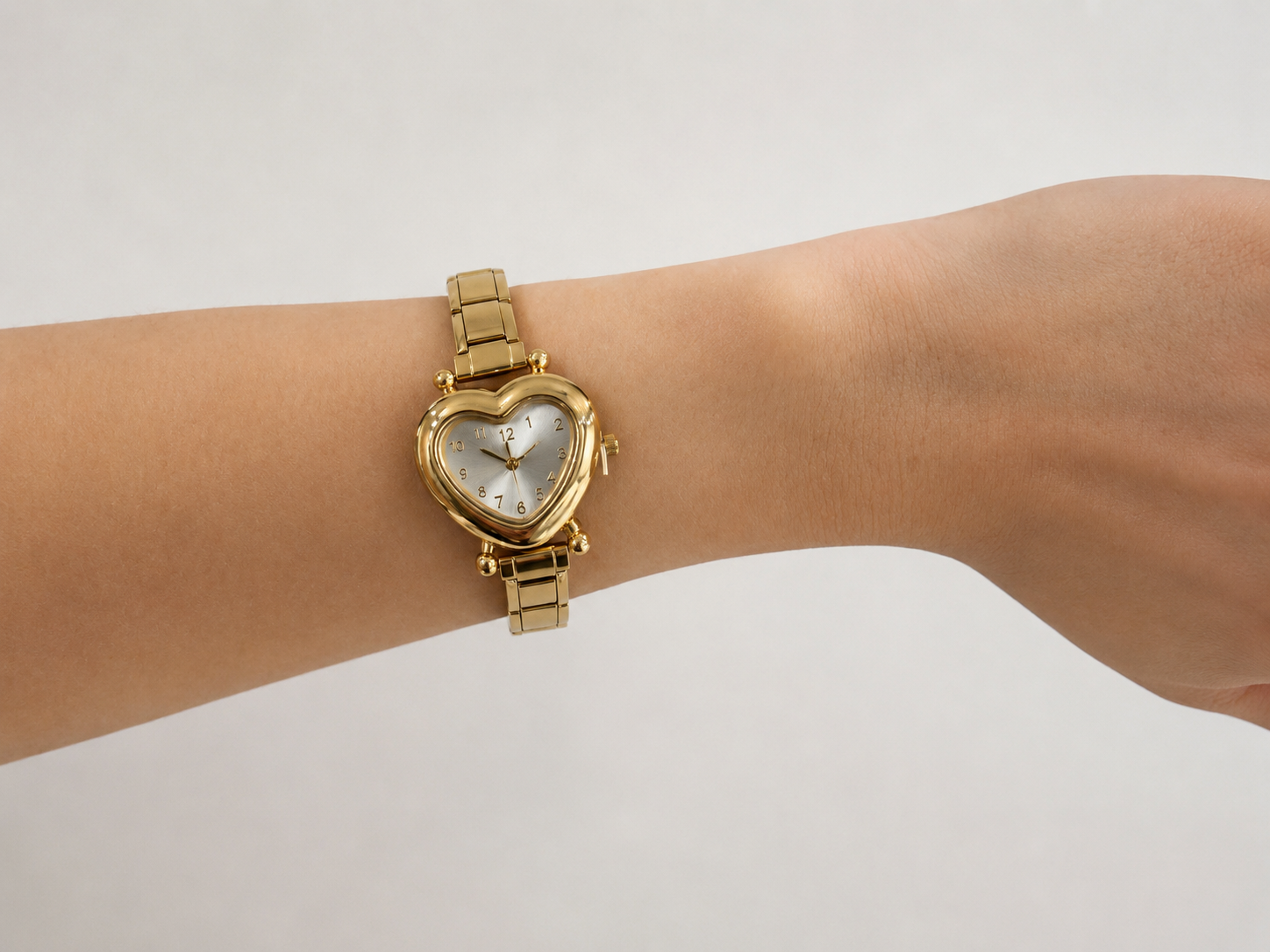 Reloj eslabón italiano dorado