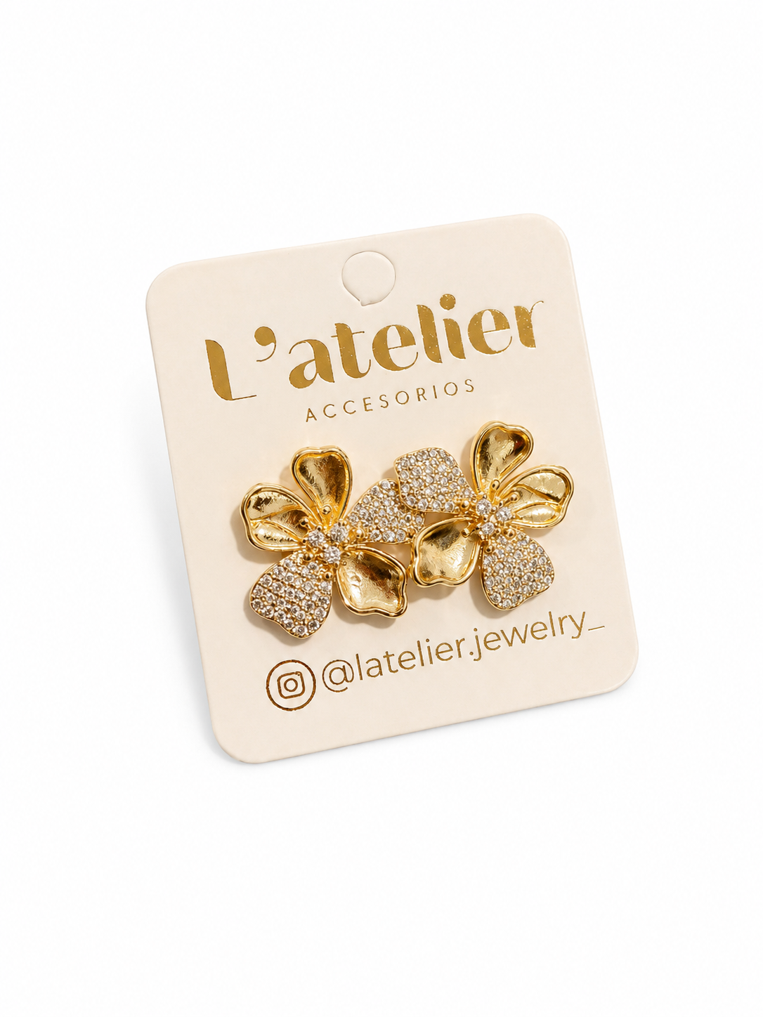 Aretes flor pequeña