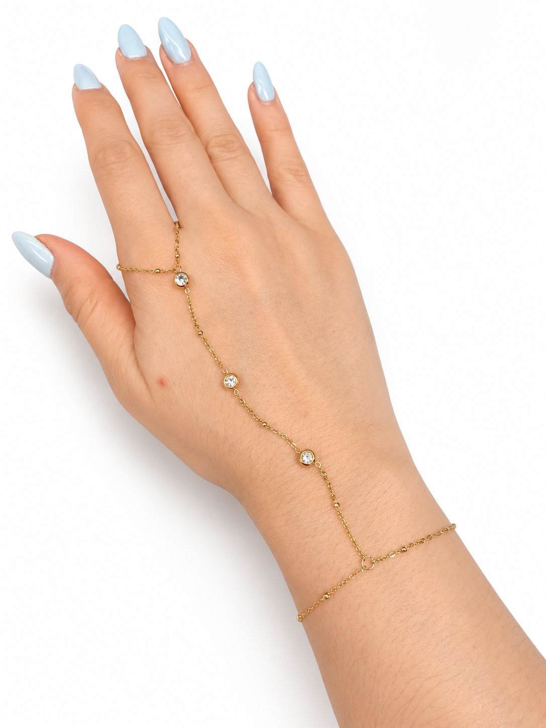 Hand chain cristales