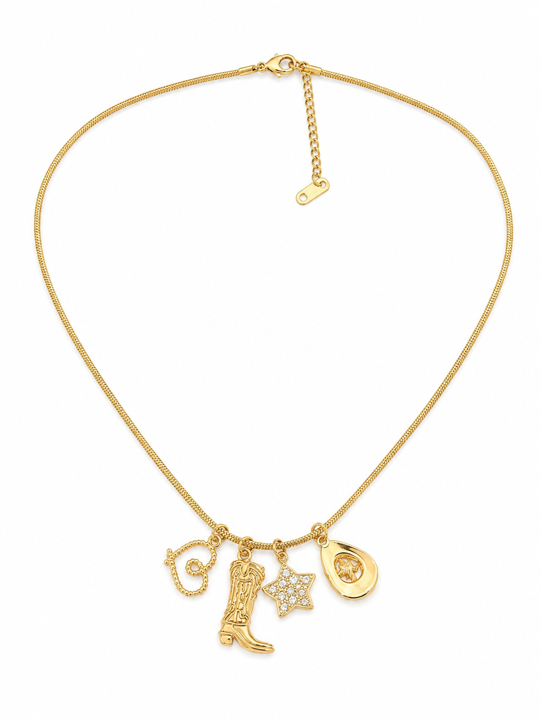 Collar con charms western