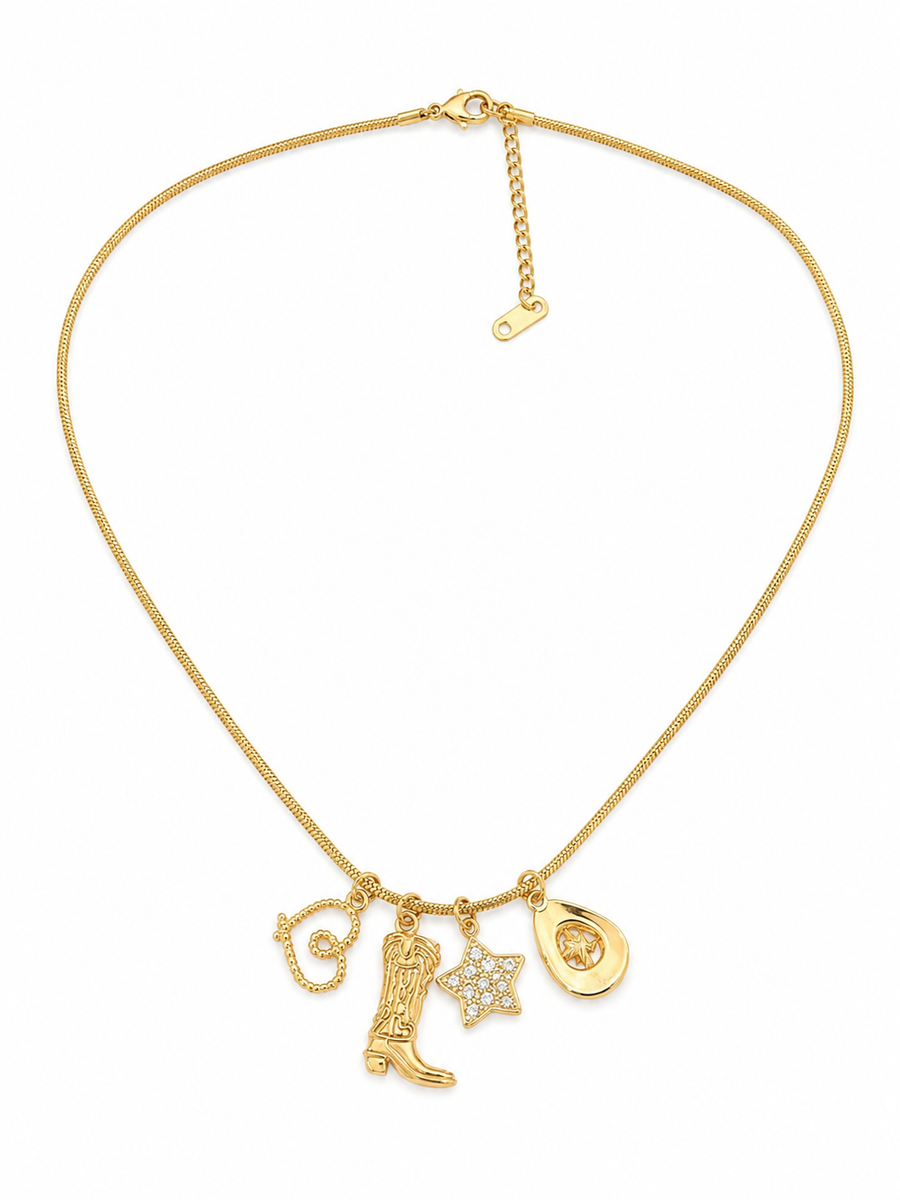 Collar con charms western