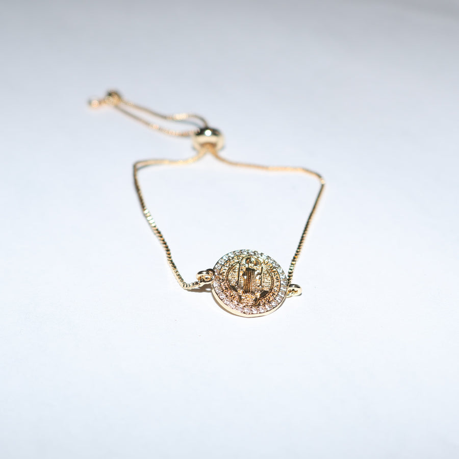 Pulsera ajustable con san benito