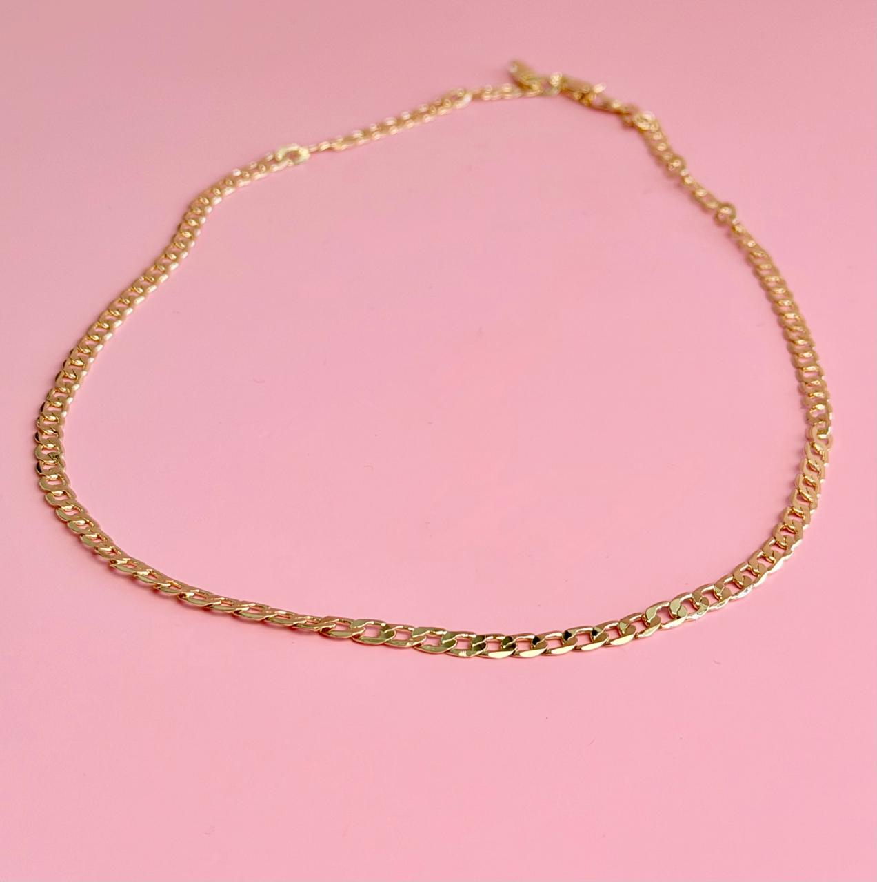 CADENA CHAPA DE ORO 18K GRUESA