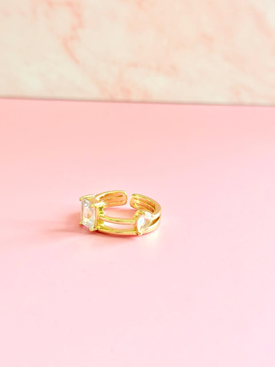 ANILLO CHAPA DE ORO 18K COLORS