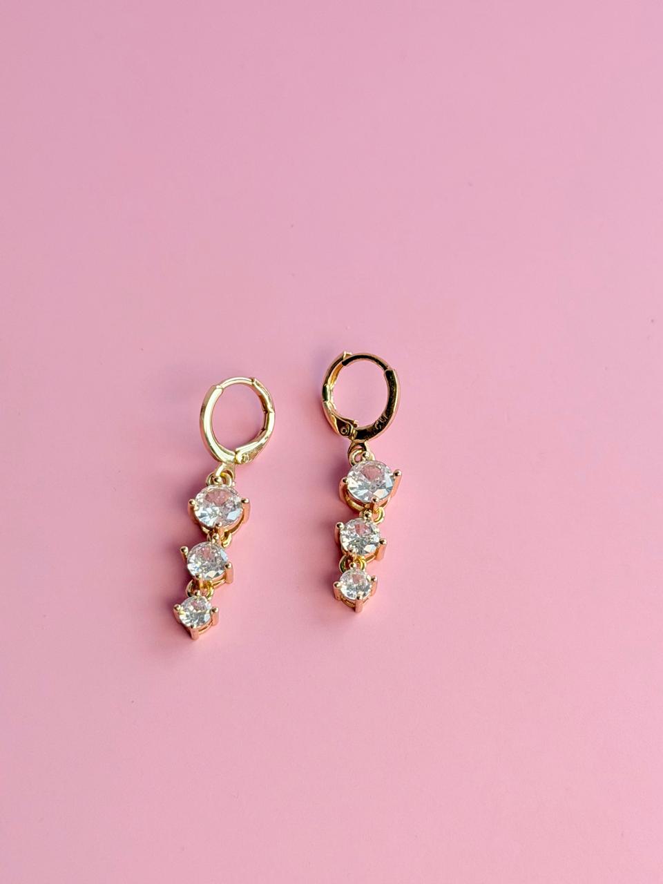 huggies colgante 3 circonias