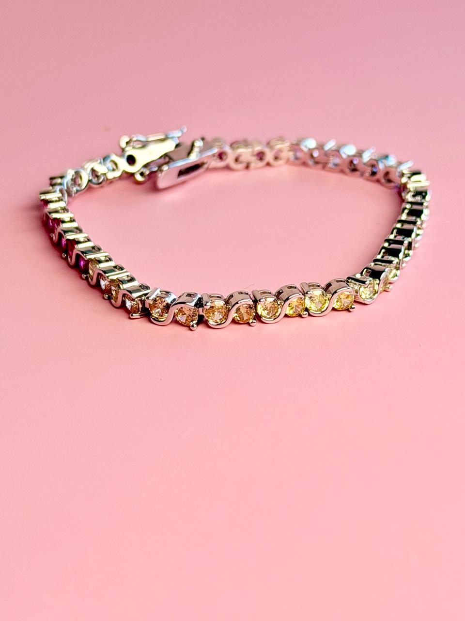 PULSERA LAMINADO DE RODIO 3